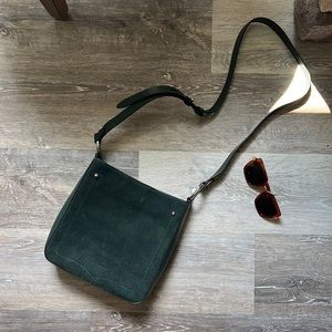Rebecca Minkoff Green Suede/Leather Crossbody
